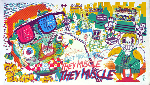 They Muscle silkscreen print | Silio Durt