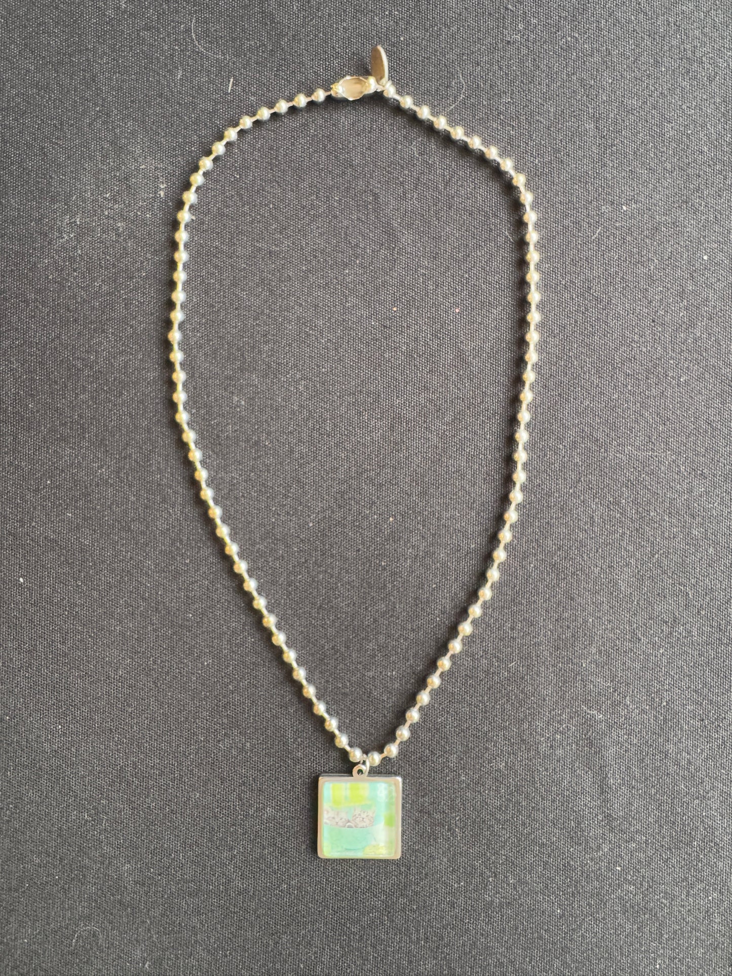Cat Stamp Necklace 2 | Cybergother
