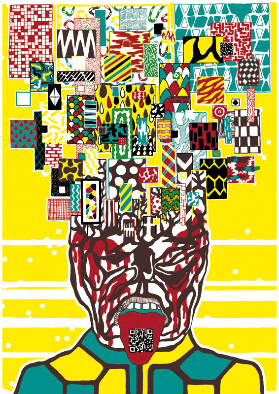 REALITE AUGMENTEE silkscreen print | Silio Durt