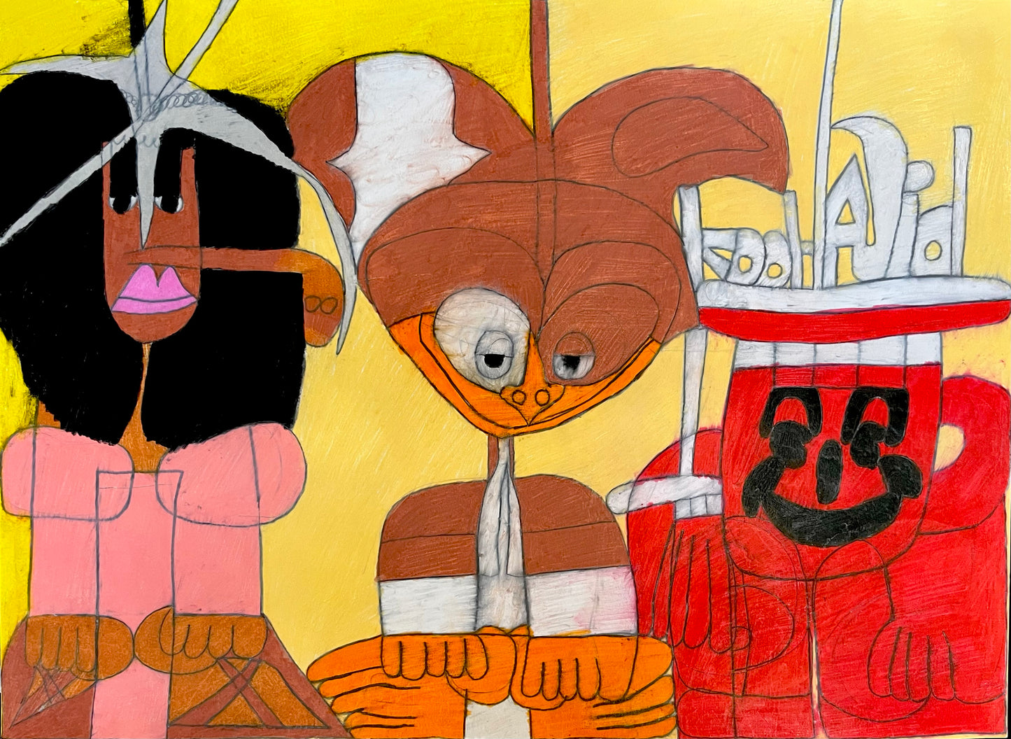 Woman in a Pinkdinkess, Gizmo & The Koolaid Man | Anthony Coleman