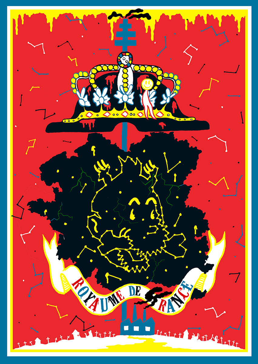 Royaume de Rance silkscreen print | Silio Durt