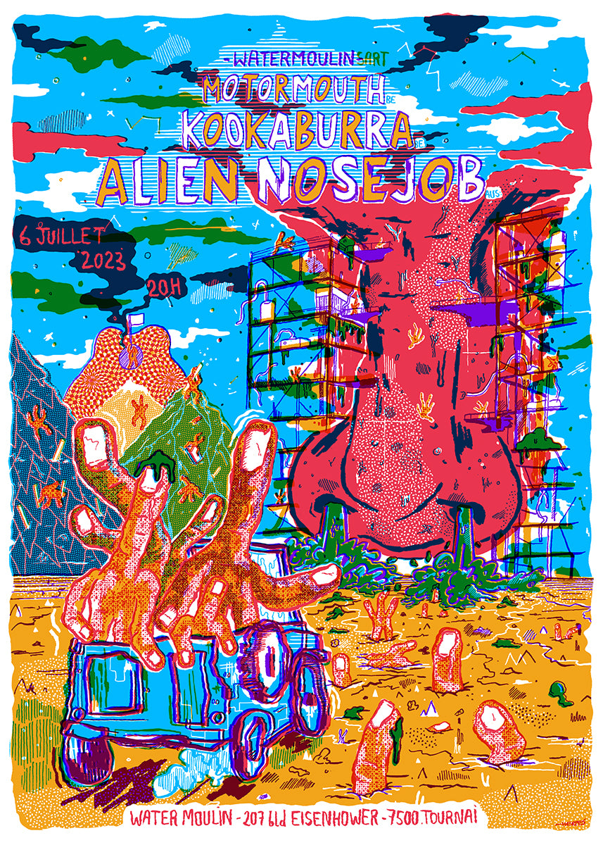 Objectif Poutre silkscreen print | Silio Durt