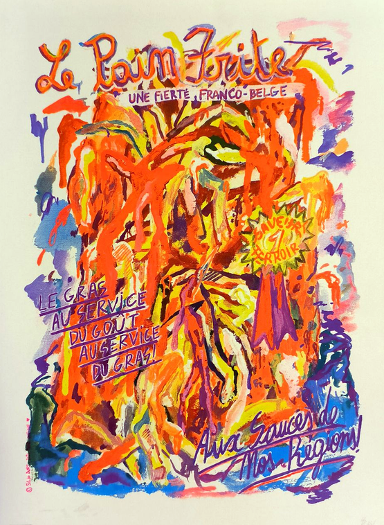 Pain Frite silkscreen print | Silio Durt