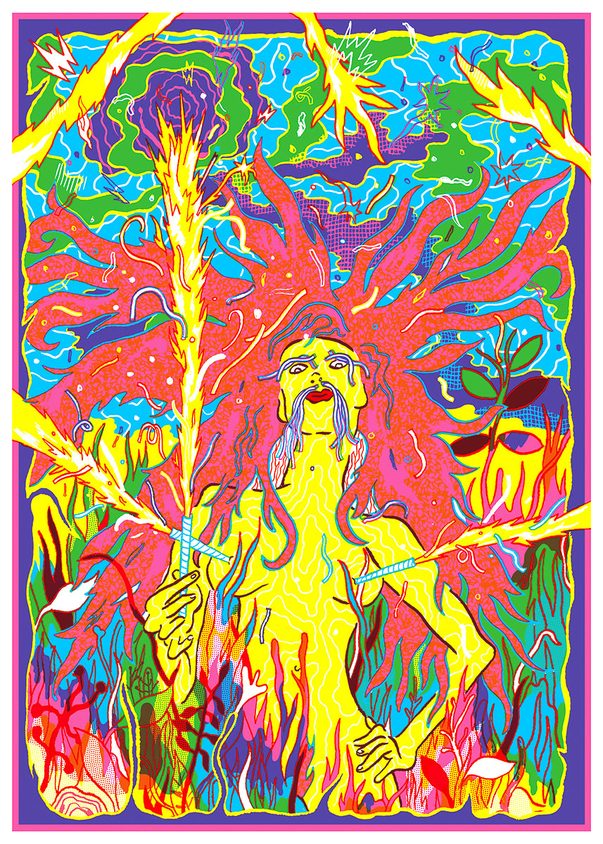 Fontaine silkscreen print | Silio Durt