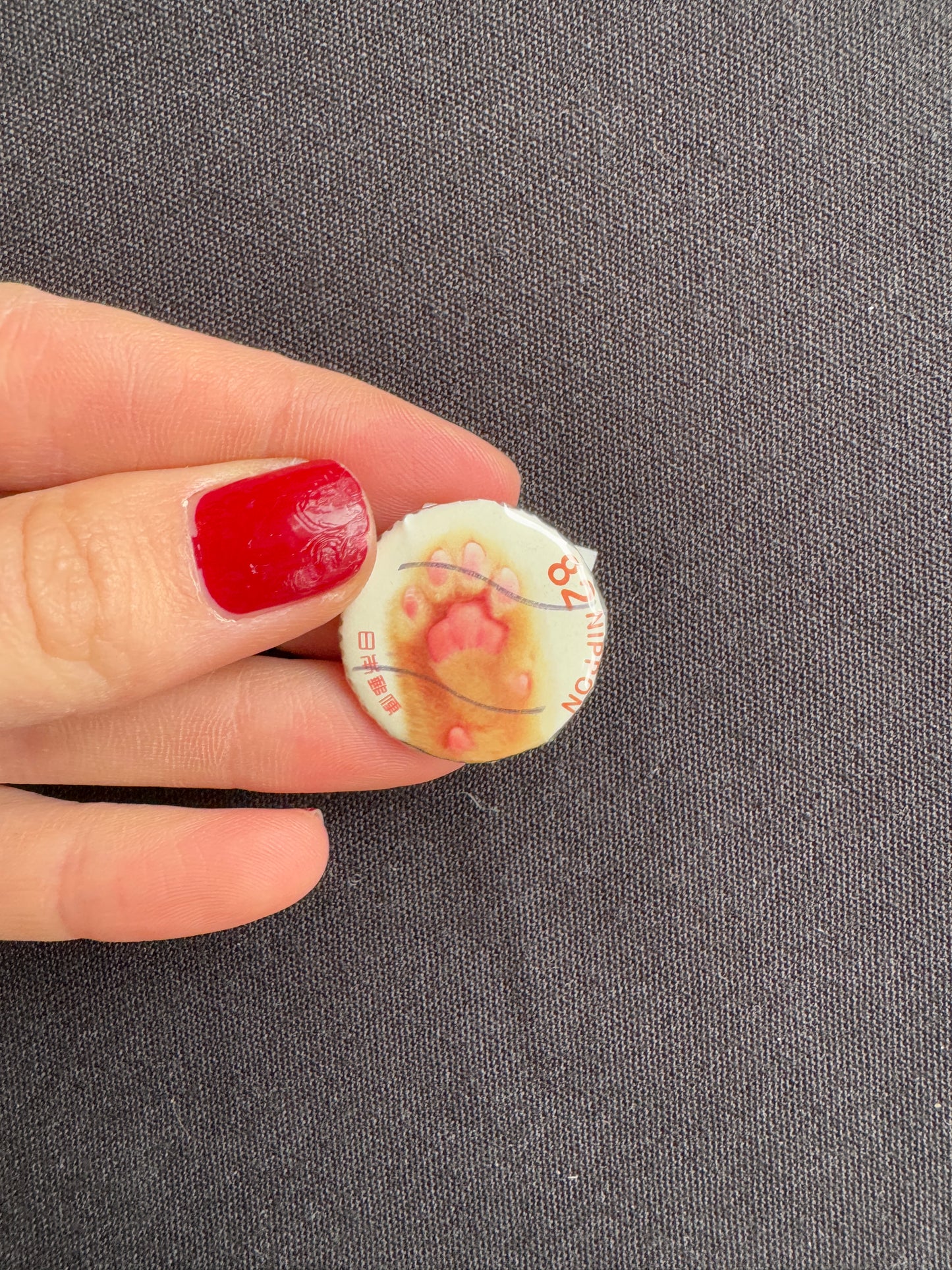 Cat Stamp Button | Cybergother
