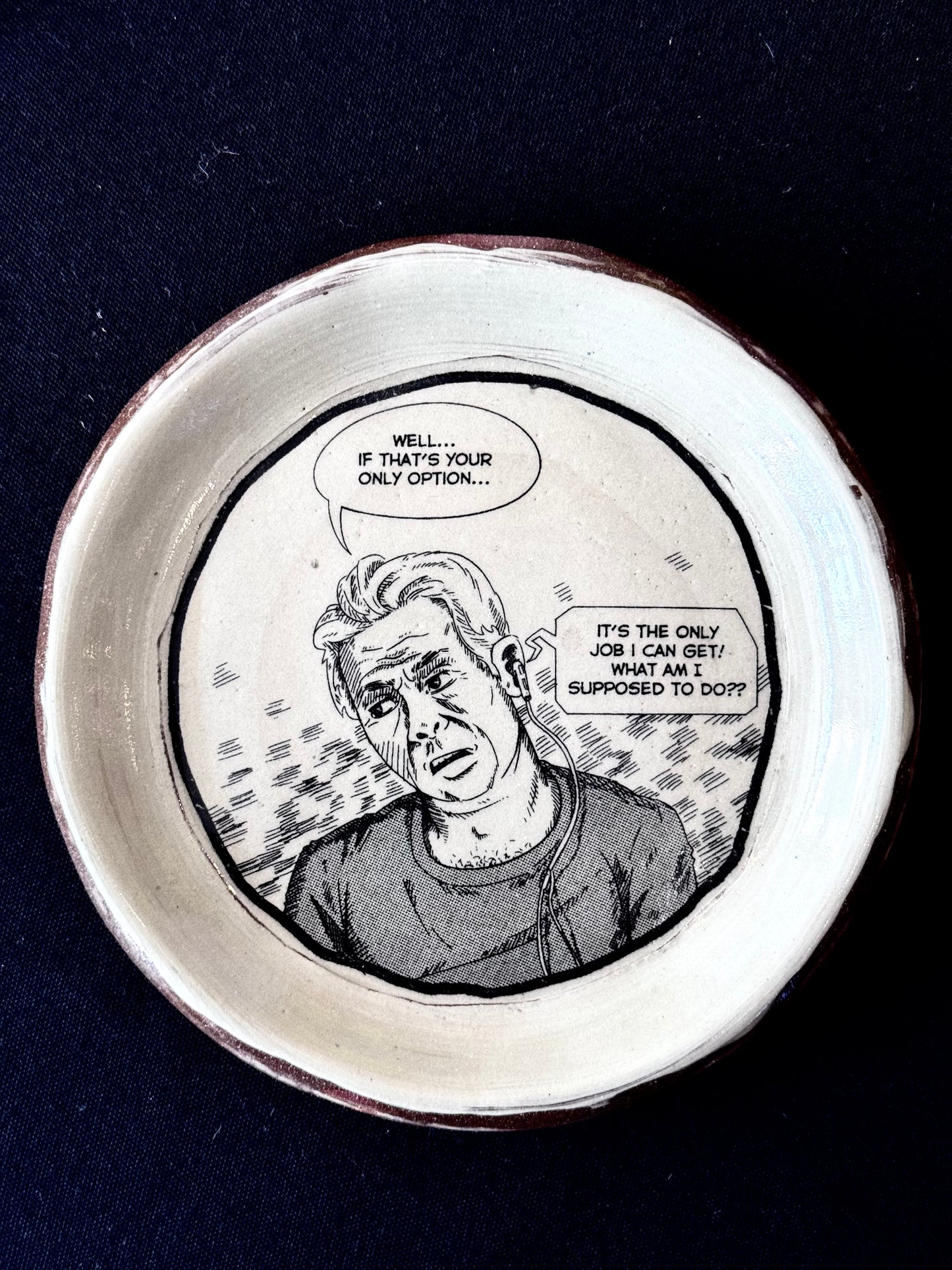 Ian Petrie Ceramic Plate | Ian Petrie