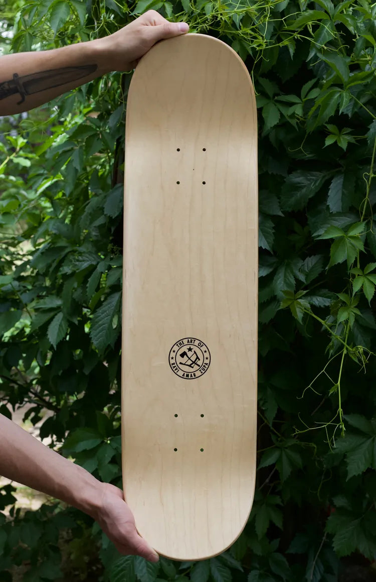 Fangs skateboard deck