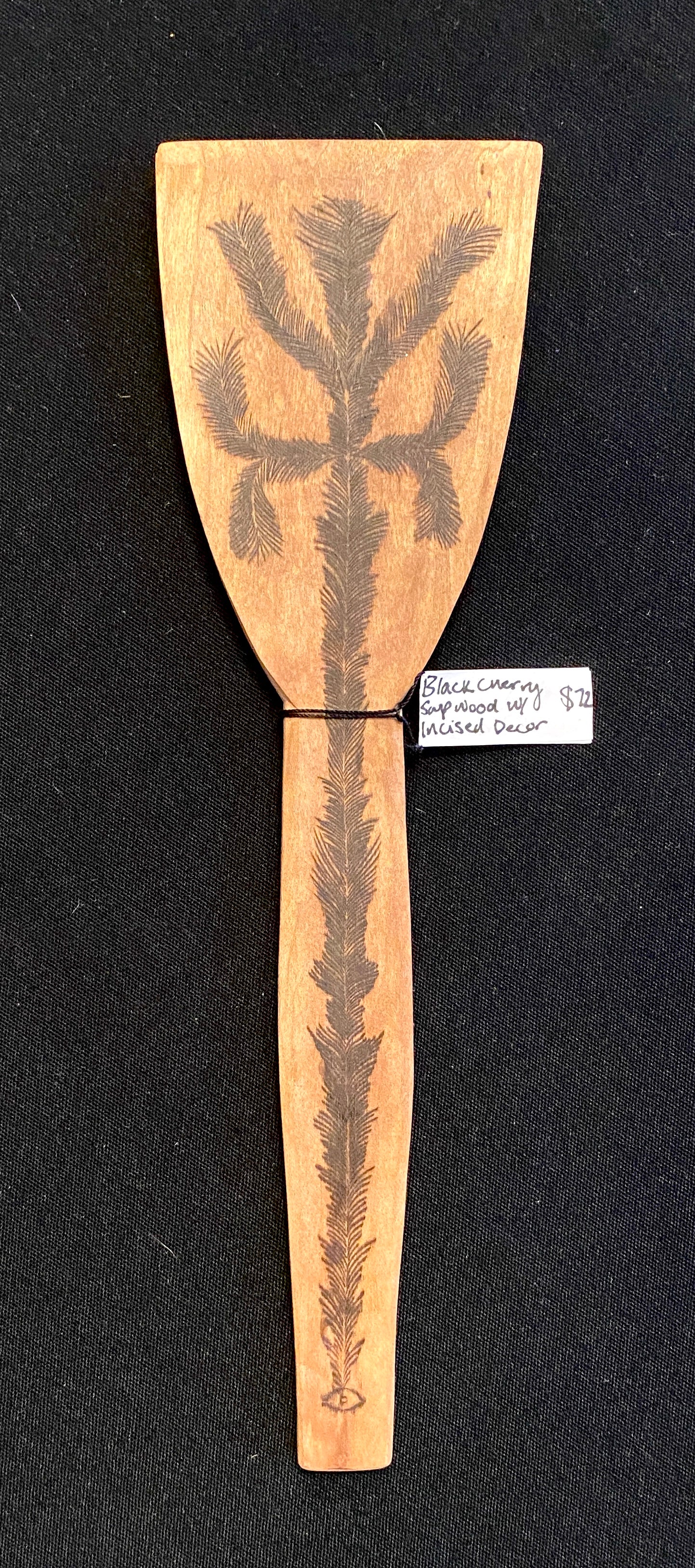 Black Cherry Sapwood Spatula | Darien Flores