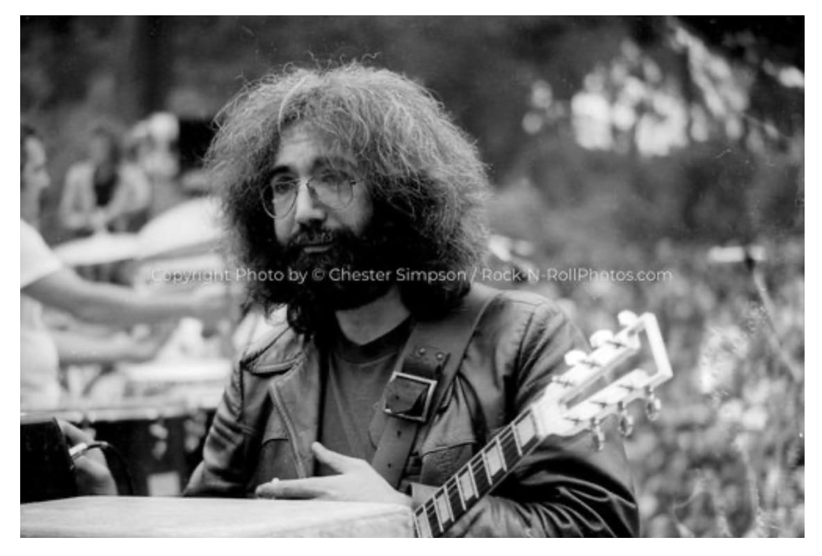 Jerry Garcia postcard | Chester Simpson