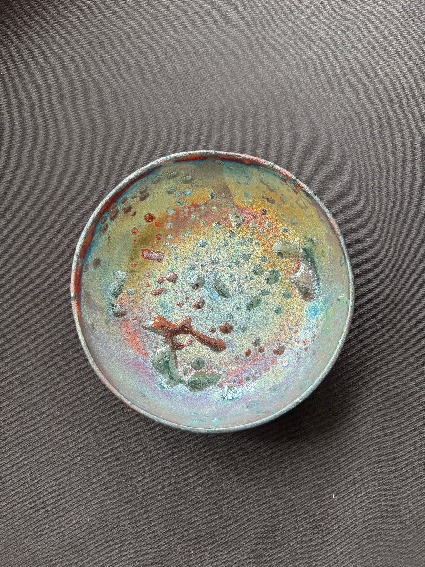 Raku decor bowl | Cybergother
