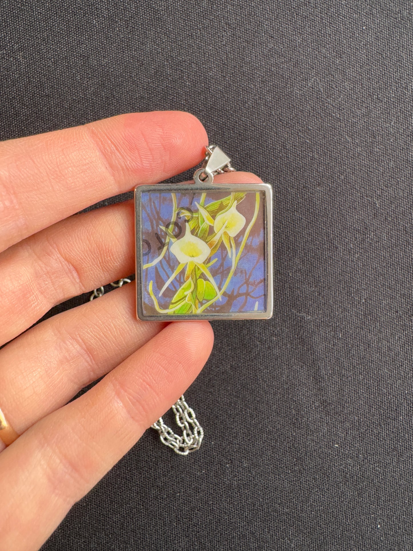 Flower Stamp Necklace | Cybergother