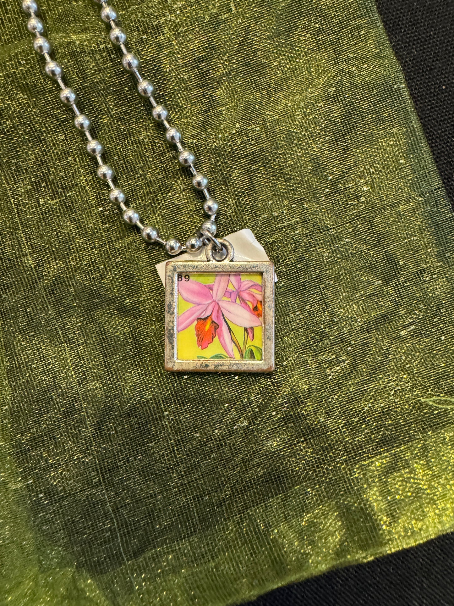 Purple Orchid Necklace | Cybergother