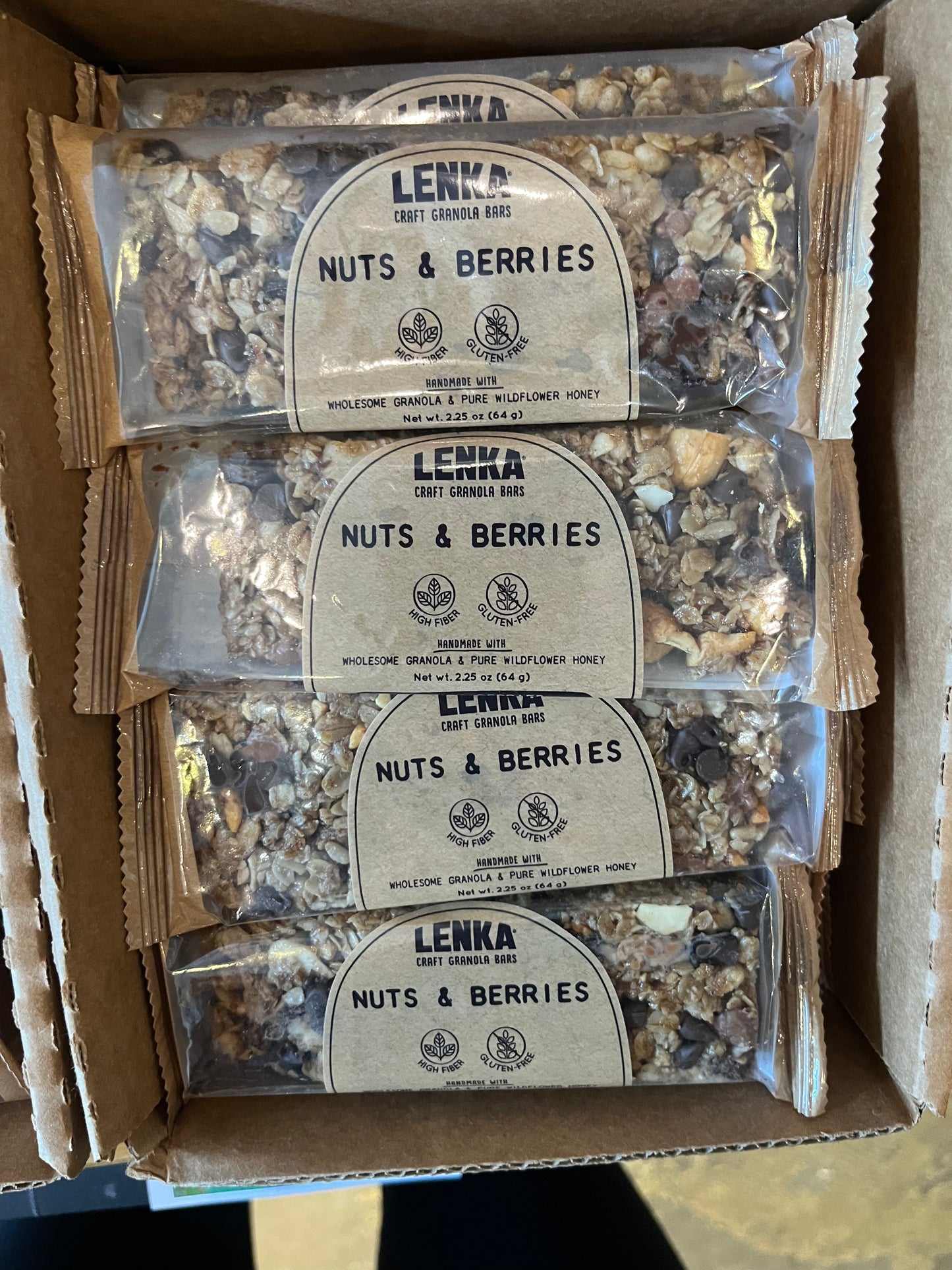 Nuts and Berries Granola Bars