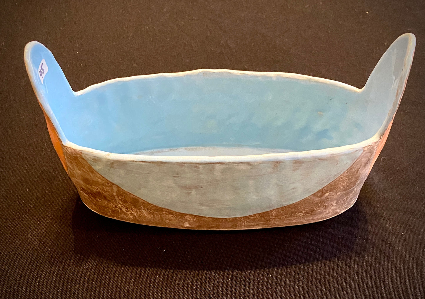 Lock House Studio | Medium Oval Bowl with Handles