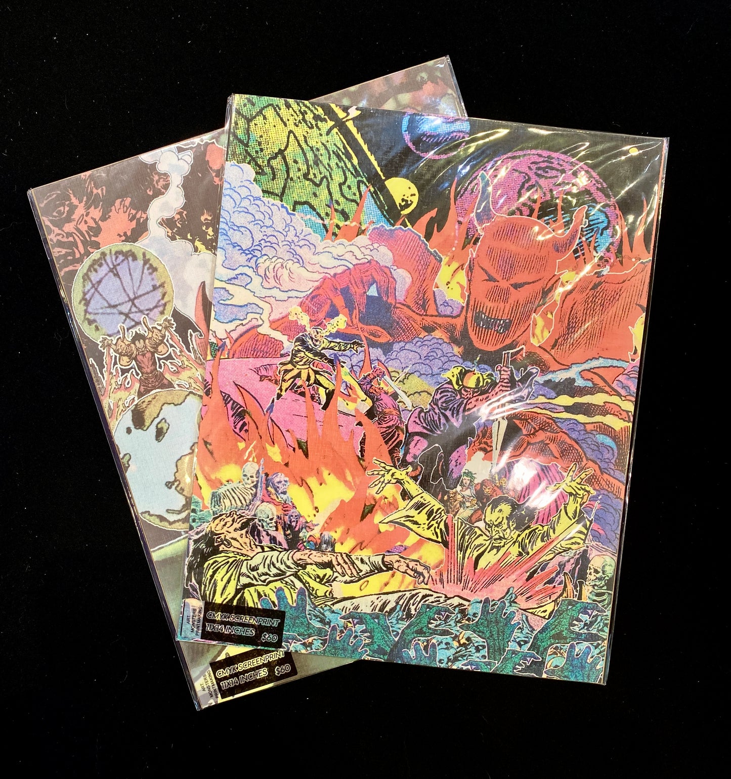 11x14 color silkscreen prints | Mateo Fuentes