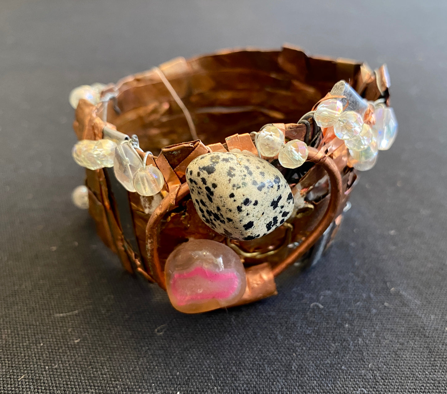 Minerals and metal bracelet | Valerie Vavrock