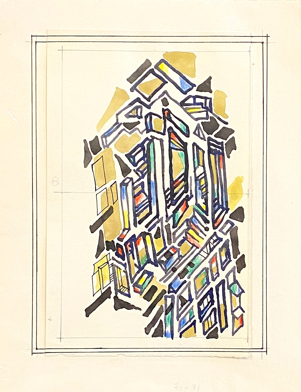 Mixed Media On Paper 1 | Ben Freedman