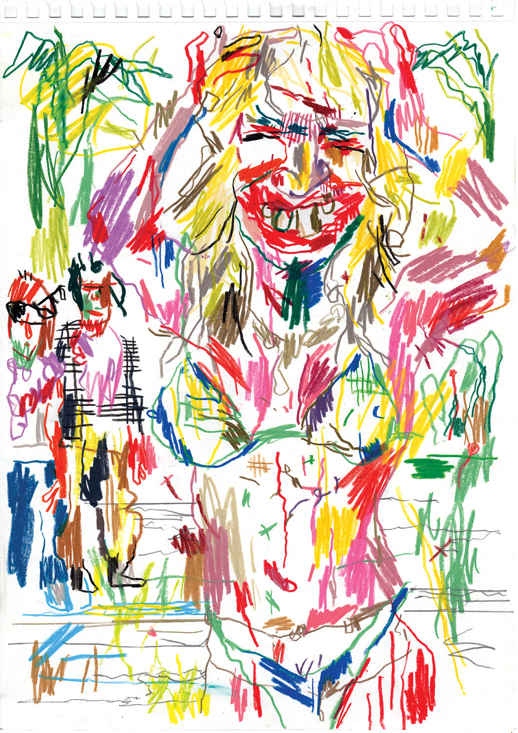 Aphex Twin original drawing | Silio Durt