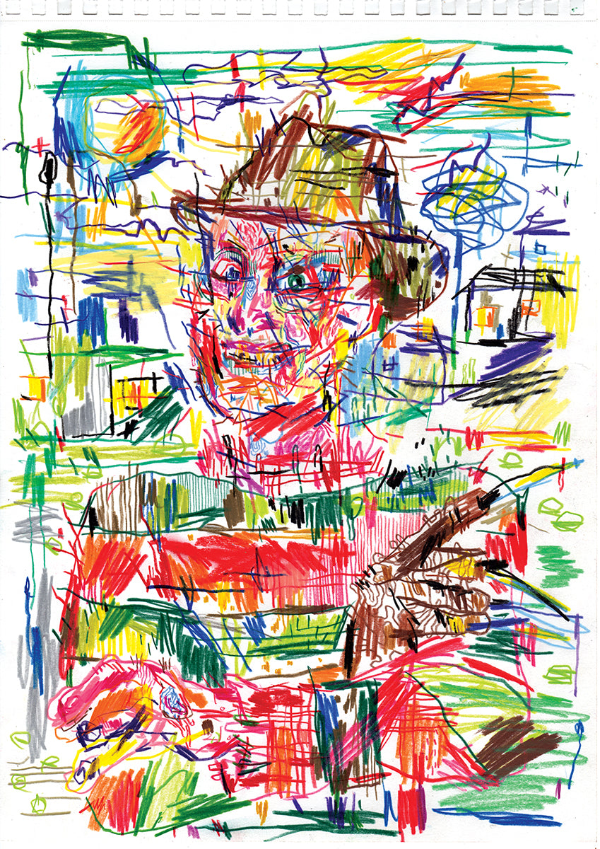 Freddy Krueger original drawing | Silio Durt
