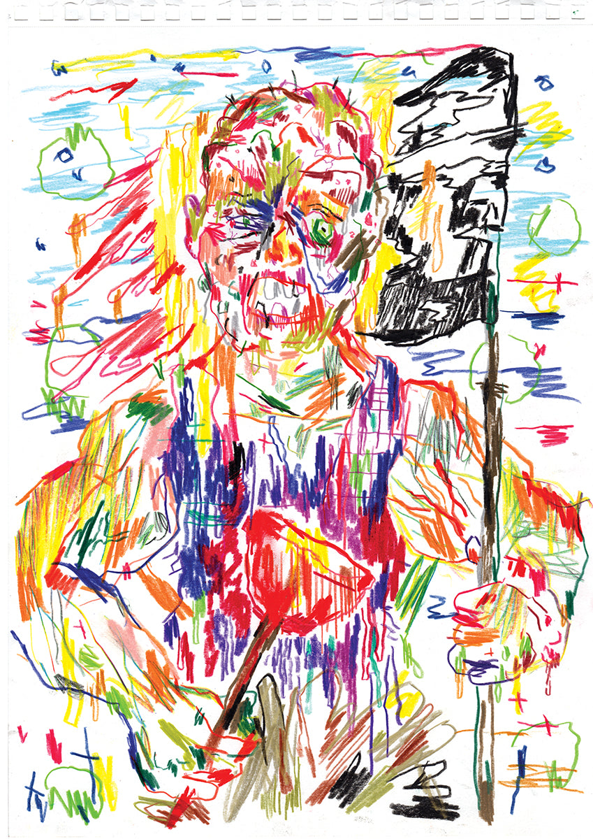 Toxic Avenger original drawing | Silio Durt