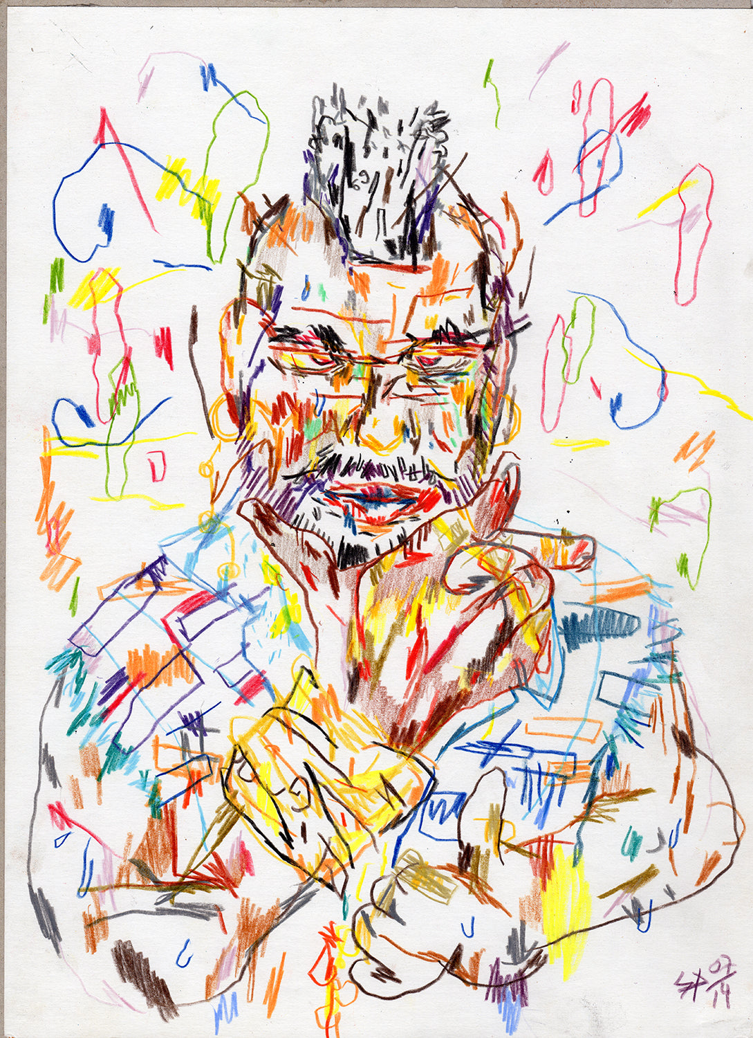 Mr T original drawing | Silio Durt