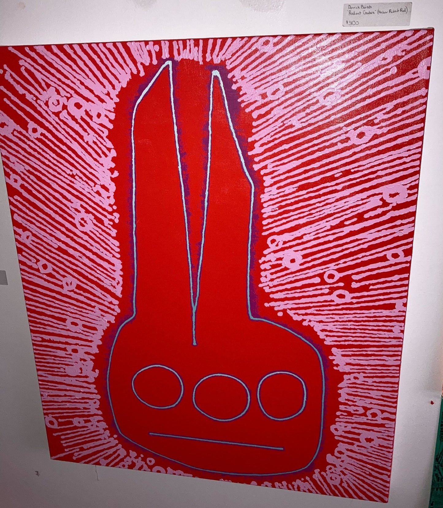 Radiant Creature Nuclear Rabbit Red | Derrick Buisch