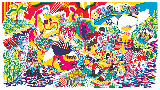 Grasloriage silkscreen print | Silio Durt