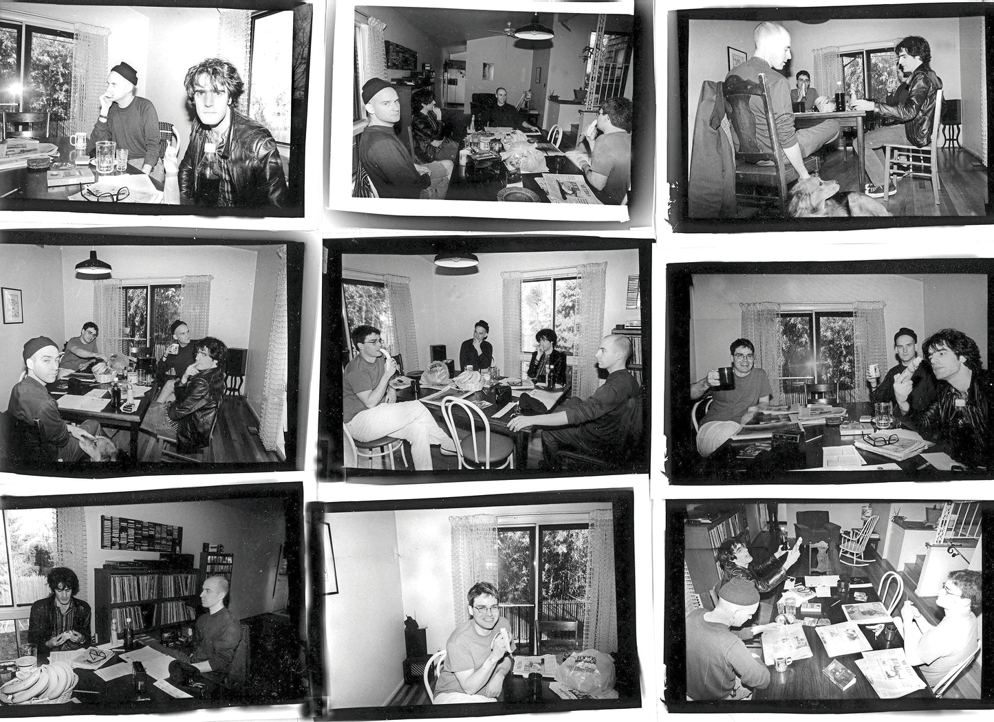 Antonia Tricarico photo, FUGAZI - AROUND THE TABLE - ARLINGTON, VA 1998