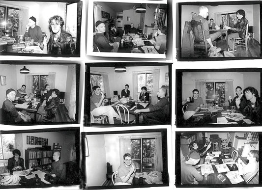 Antonia Tricarico photo, FUGAZI - AROUND THE TABLE - ARLINGTON, VA 1998