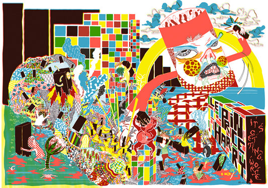 Prince Harry silkscreen print | Silio Durt