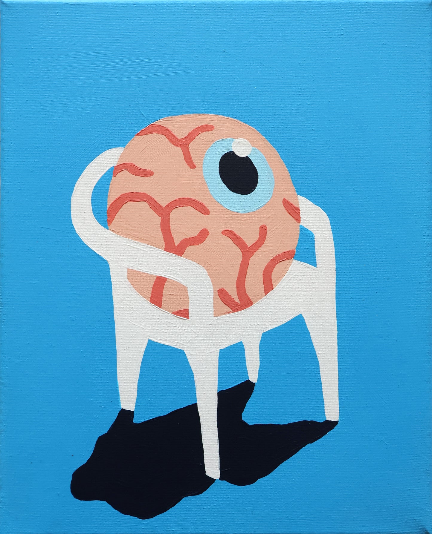 Eye Chair painting | Joost Van Der Spek