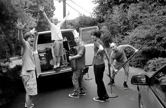 Antonia Tricarico photo, FUGAZI - LEAVING FOR THE TOUR - ARLINGTON, VA 1998