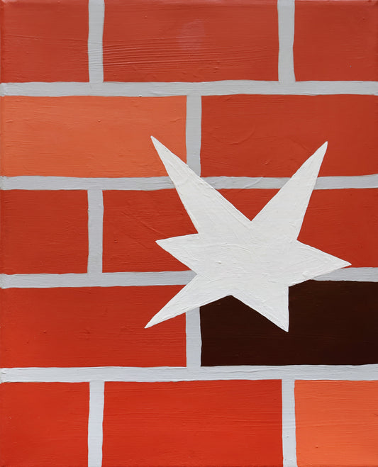 Brick Star painting | Joost Van Der Spek