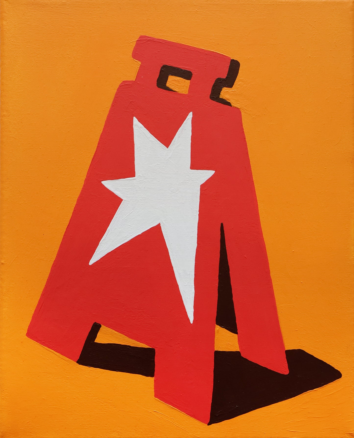 Caution Star painting | Joost Van Der Spek