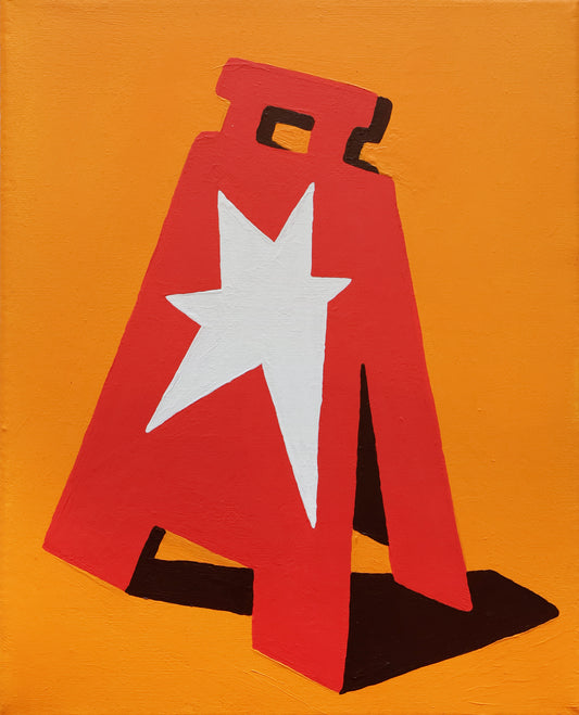 Caution Star painting | Joost Van Der Spek