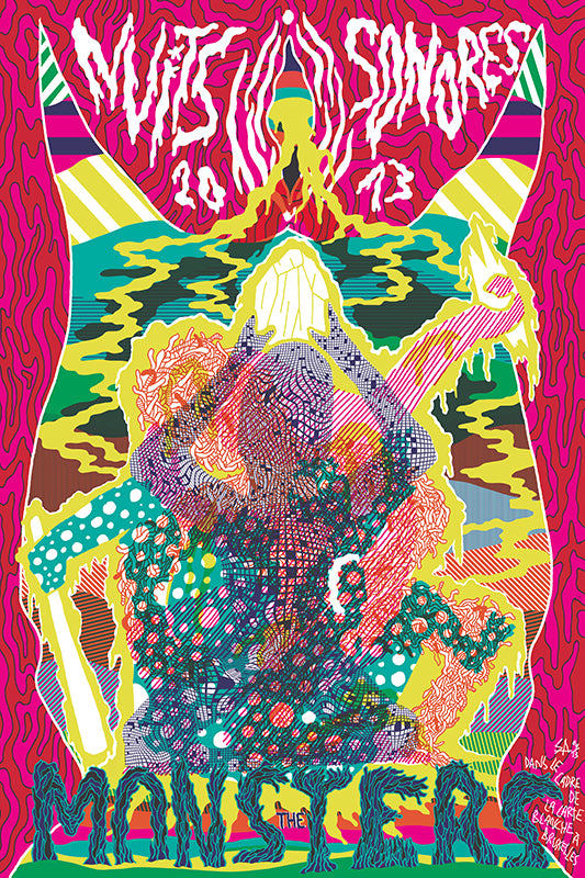 THE MONSTERS silkscreen print | Silio Durt