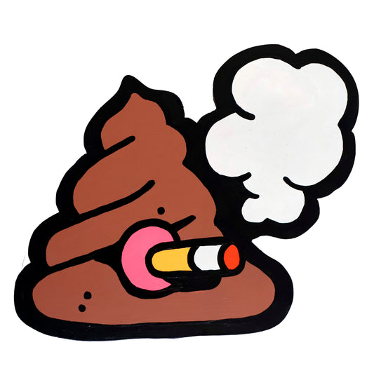 Turd Smoke painting | Joost Van Der Spek