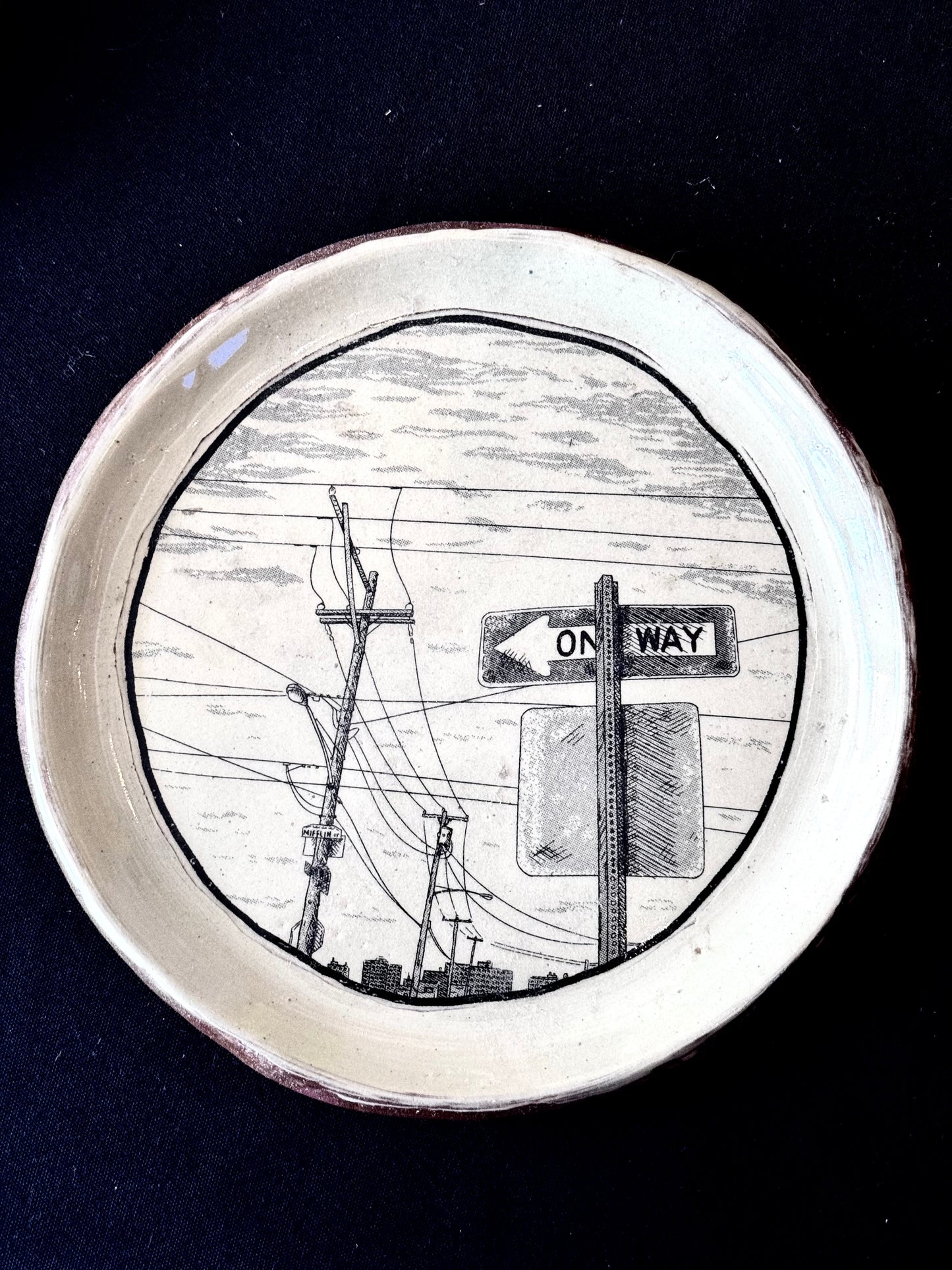 Ian Petrie Ceramic Plate