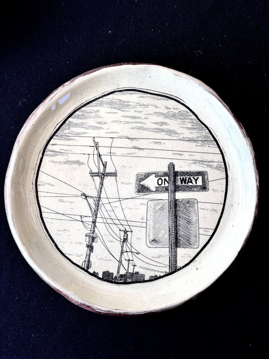 Ian Petrie Ceramic Plate  |  Ian Petrie