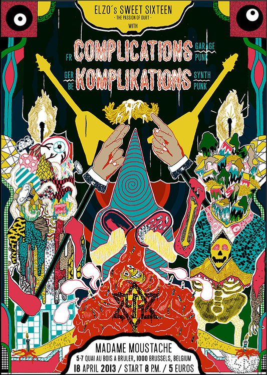 ELZO’s Sweet Sixteen silkscreen print | Silio Durt