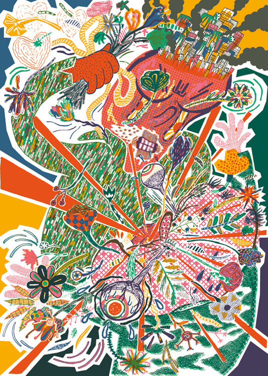 POGO LOVE silkscreen print | Silio Durt