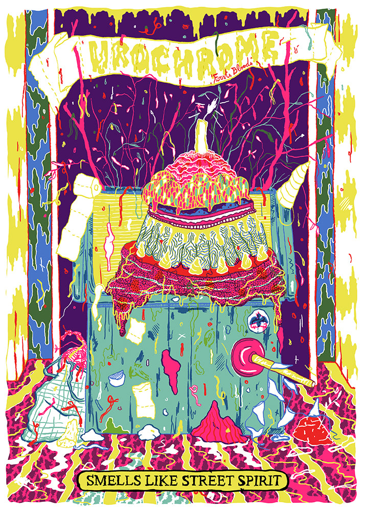 Urochrome 1stBirthday silkscreen print | Silio Durt