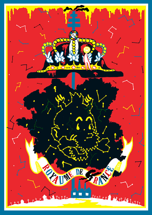 Royaume de Rance silkscreen print | Silio Durt