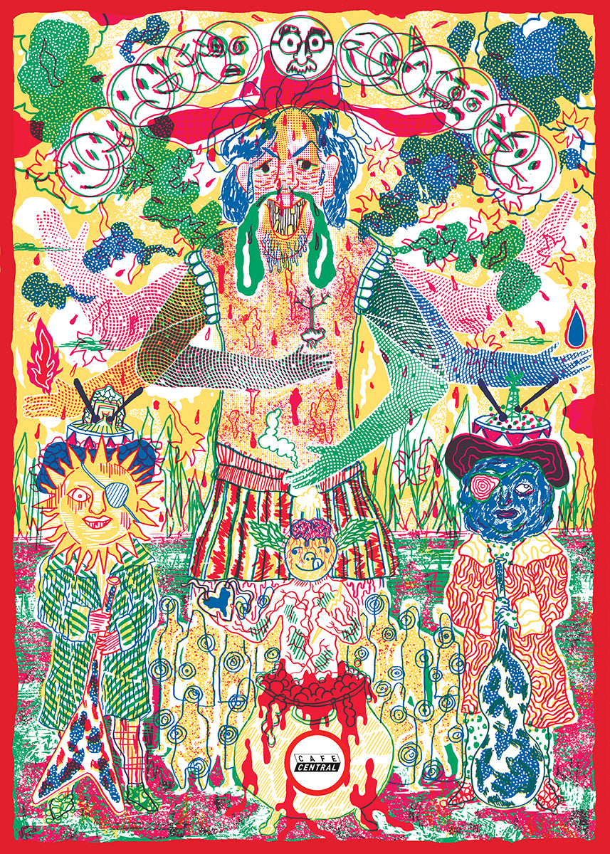 AvalanscheiBe Occidentiae silkscreen print | Silio Durt