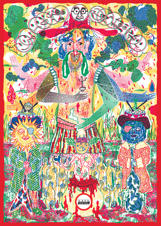 AvalanscheiBe Occidentiae silkscreen print | Silio Durt