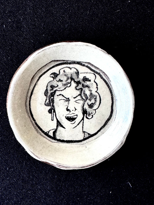 Ian Petrie Mini Ceramic Plate  |  Ian Petrie