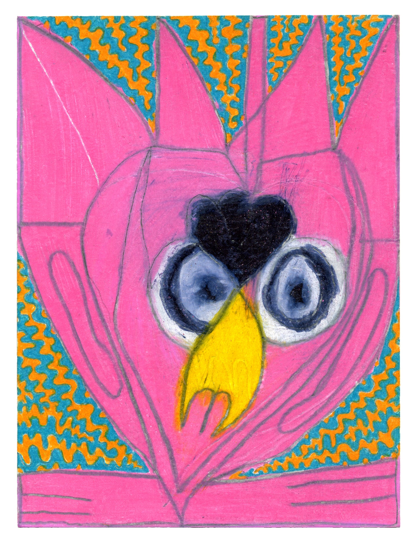 Pink Furby On Splotch Waves| Anthony Coleman