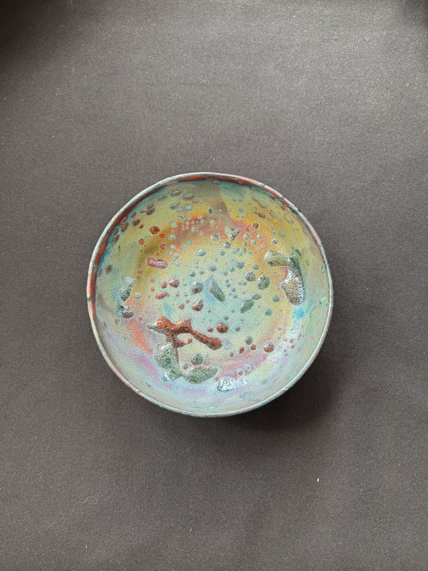 Raku decor bowl | Cybergother