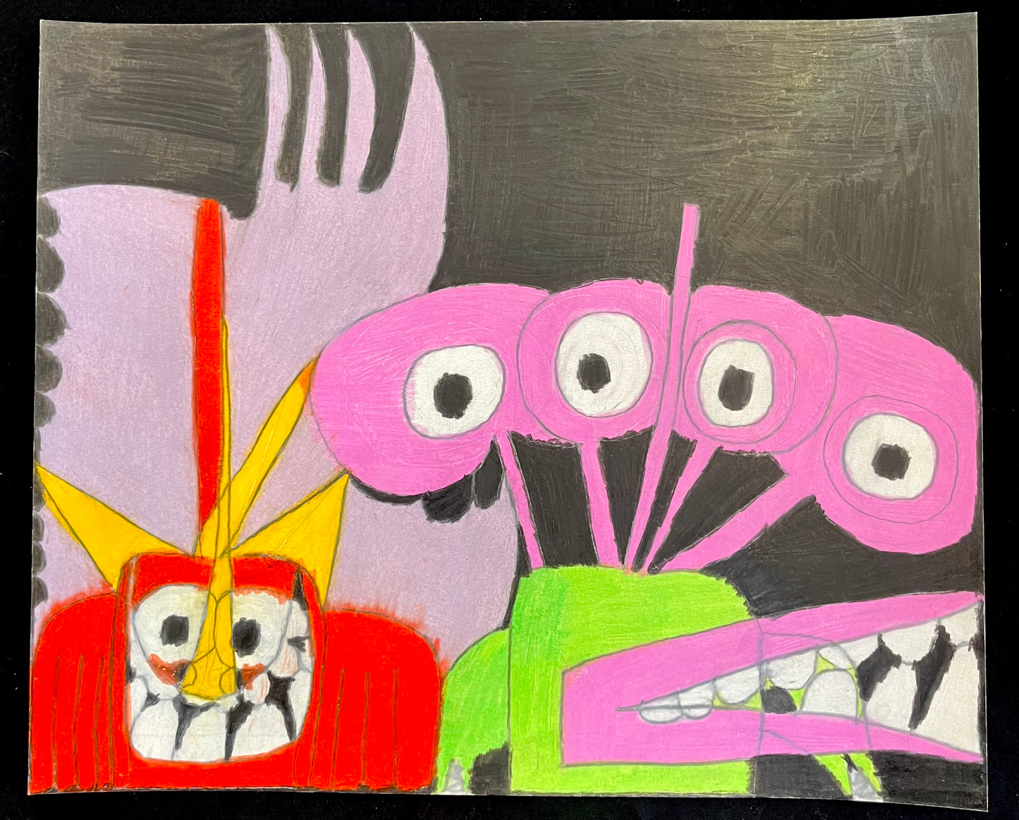 2 Monsters on Black | Anthony Coleman