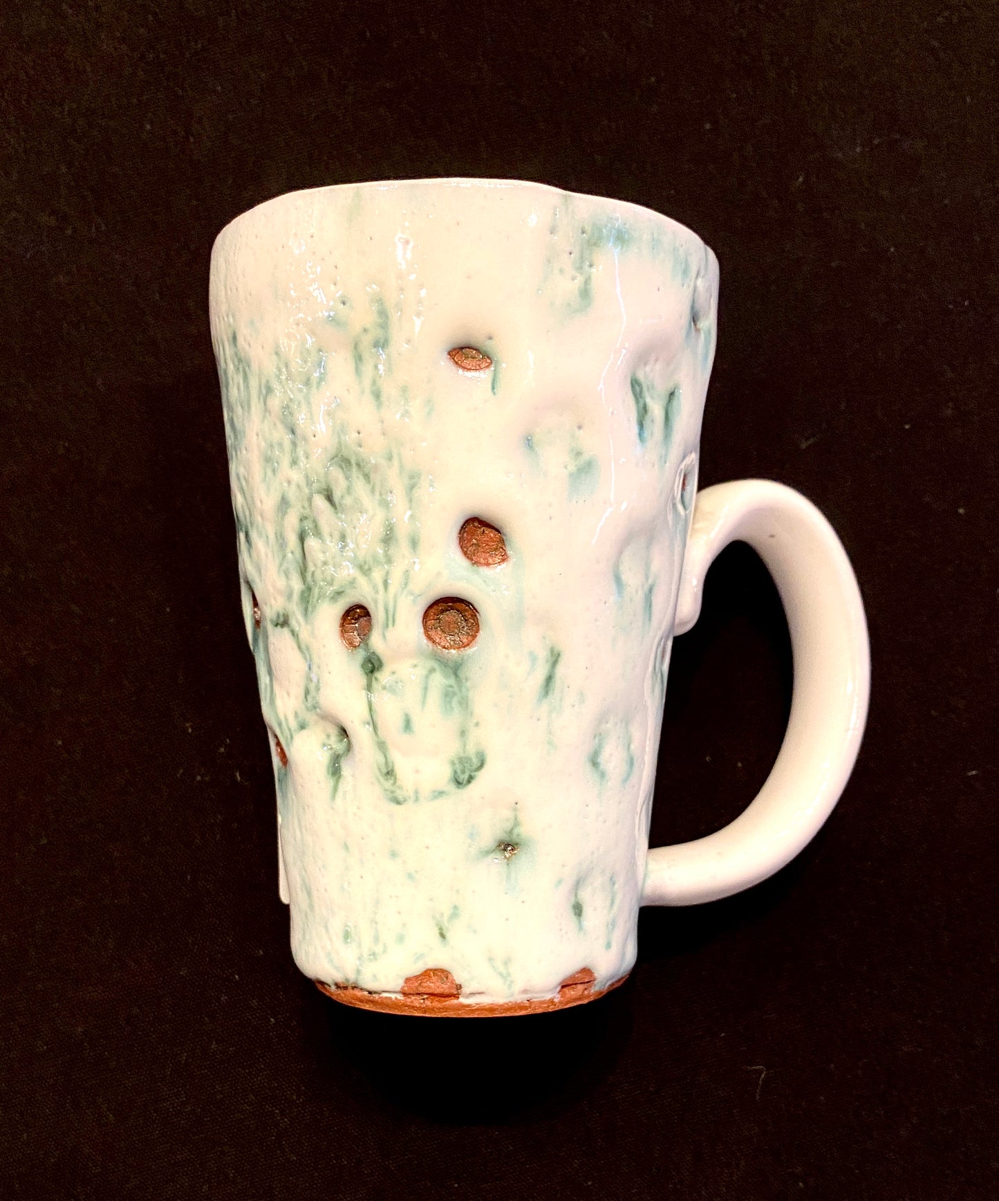 Arthur Halvorsen  | Green and White Clay Mug